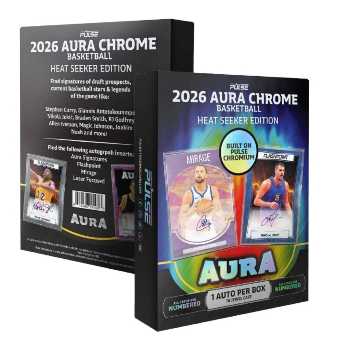 2026 Pulse Aura Chrome Basketball Heat Seeker Box
