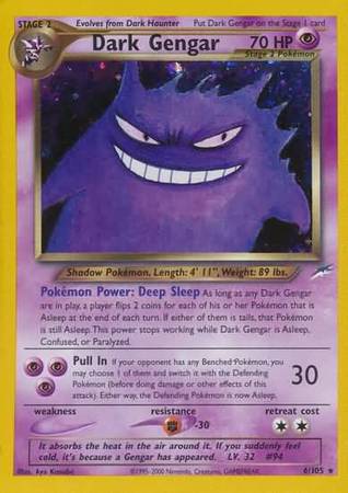 Dark Gengar 6/105 - Neo Destiny (Unlimited) - Holofoil