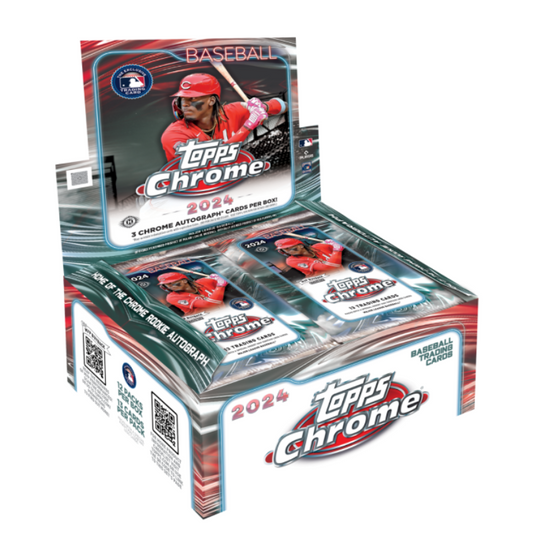 2024 Topps Chrome Baseball Jumbo 8 Box Case
