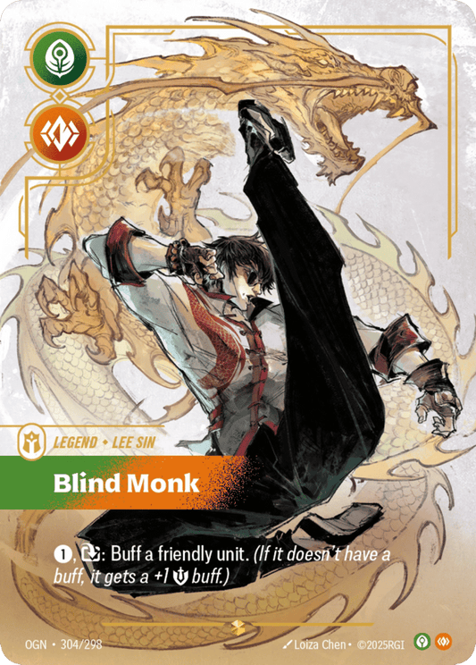 Lee Sin - Blind Monk (Overnumbered) #304/298