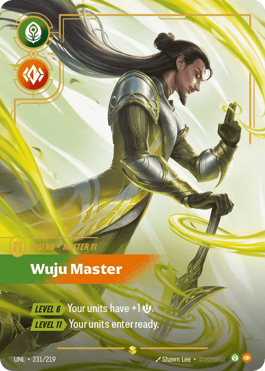 Master Yi - Wuju Bladesman (Metal) (Prize Wall)