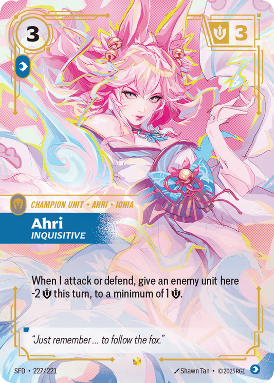 Ahri - Inquisitive (Overnumbered) #227/221